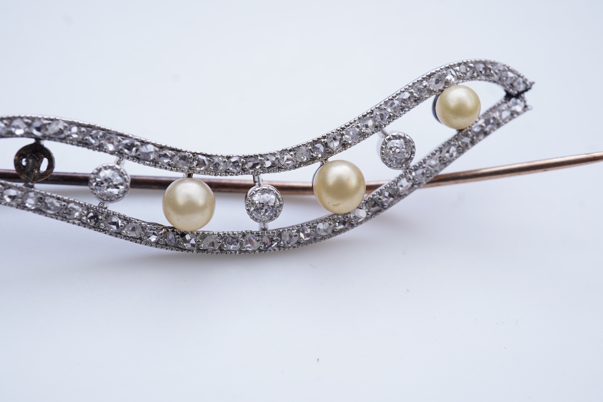 A diamond brooch, circa 1920